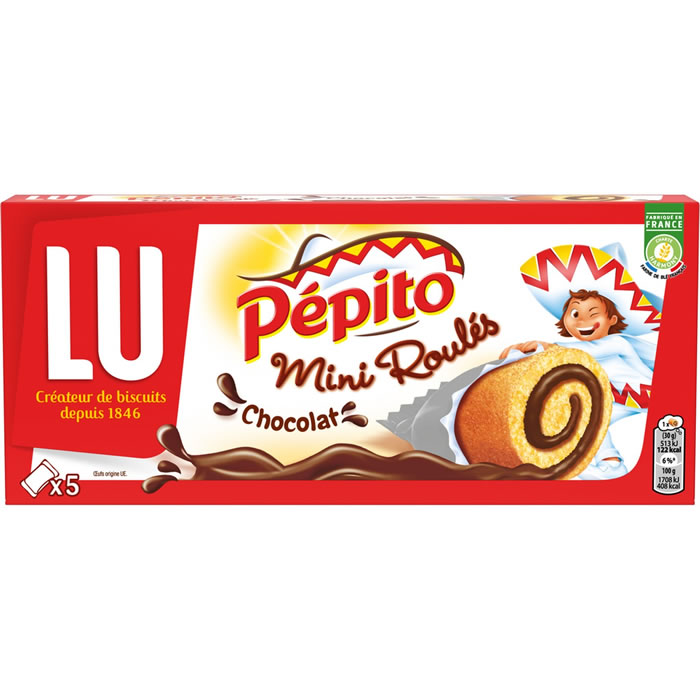 PEPITO Mini roulés fourrés au chocolat