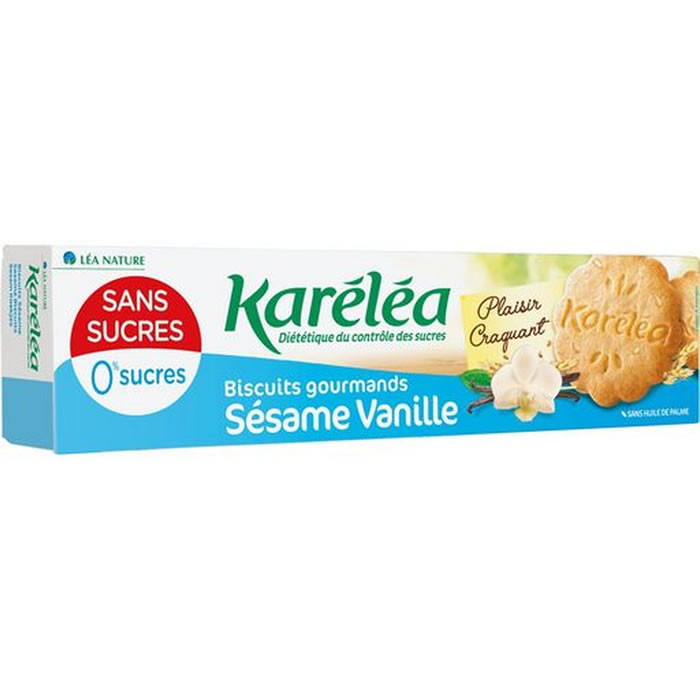 KARELEA Biscuits gourmands sésame vanille sans sucre