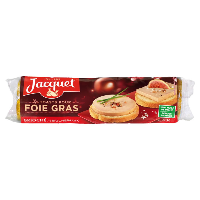JACQUET Toast brioché pour foie gras