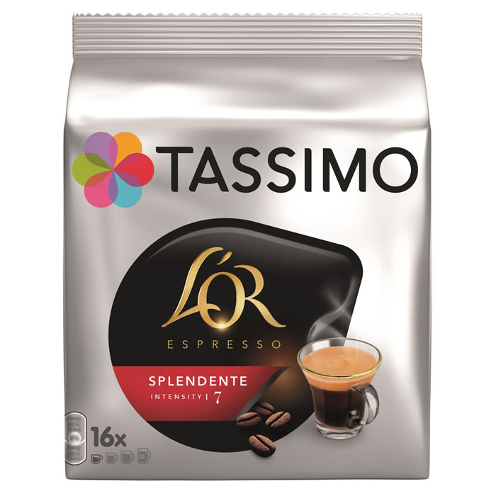 TASSIMO L'Or Dosettes de café espresso splendente N°7
