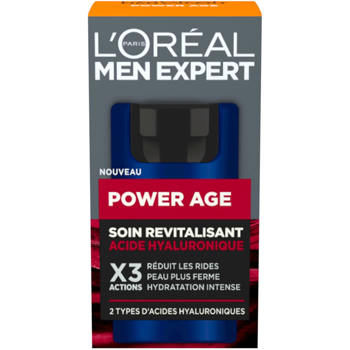 L'OREAL Men Expert Soin visage homme revitalisant à l'acide hyaluronique