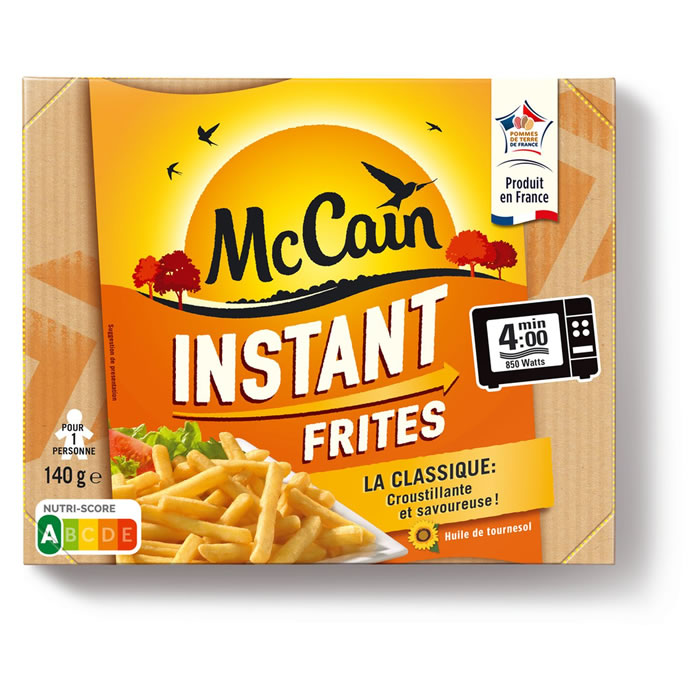 MC CAIN Instant frites Frites pour micro-ondes