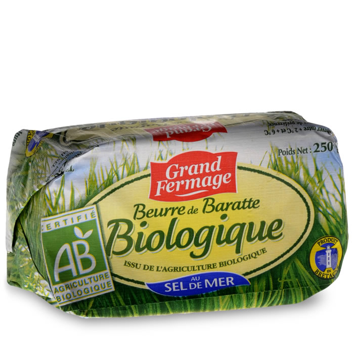 GRAND FERMAGE Biologique Beurre biologique demi sel 80%