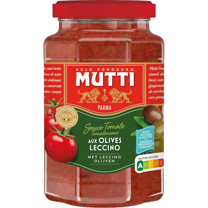 Mutti – Sauce tomate à l'olive 280g – Di voglia – Brasserie italienne