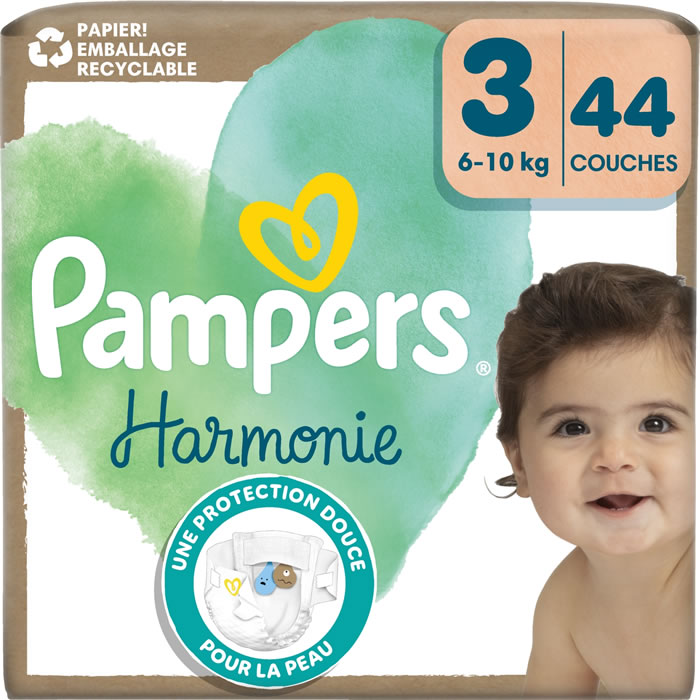 PAMPERS Harmonie Couches taille 3 (6-10 kg)