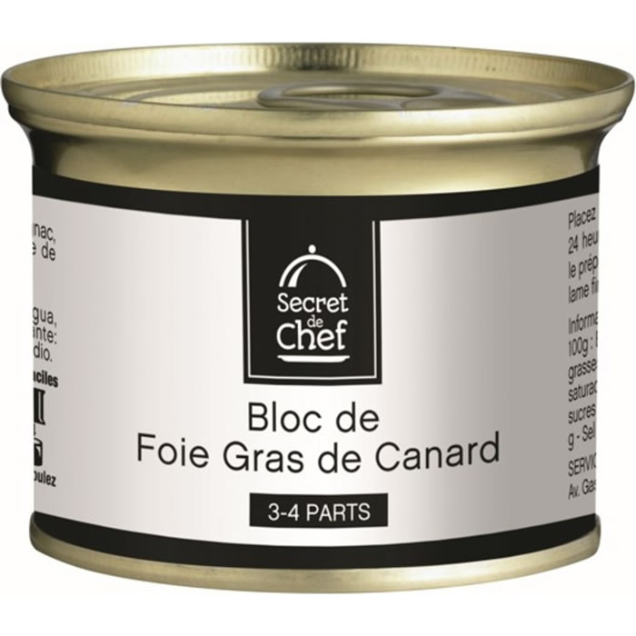SECRET DE CHEF Foie gras de canard en bloc