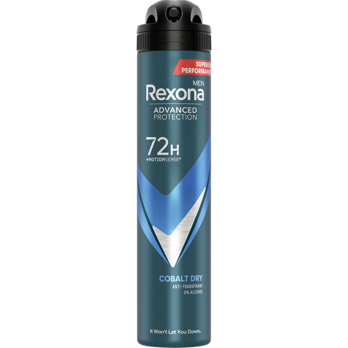 REXONA Men Cobalt Dry Déodorant spray anti-transpirant 72h