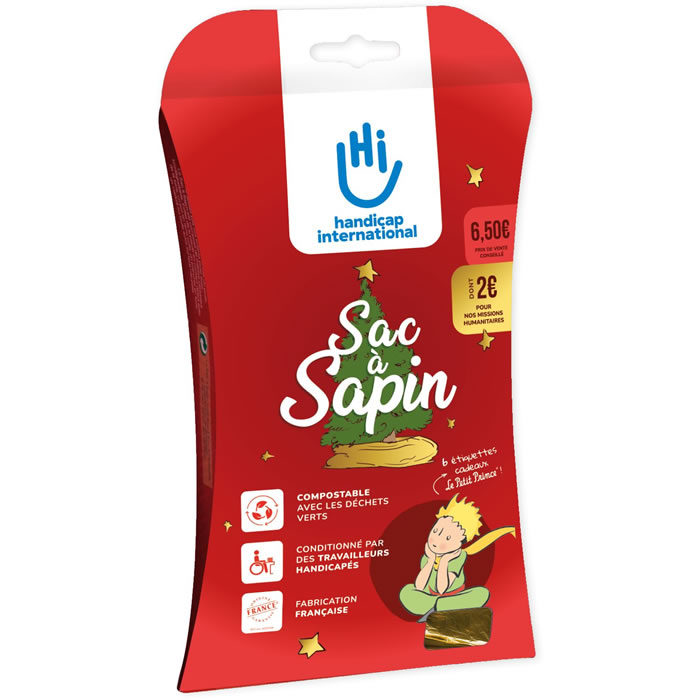 HANDICAP INTERNATIONAL Sac à sapin compostable
