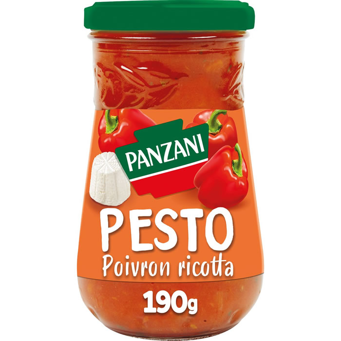 PANZANI Sauce pesto aux poivrons et ricotta