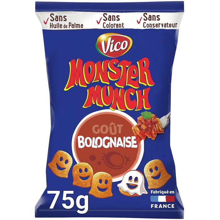 VICO Monster Munch Chips soufflés saveur bolognaise