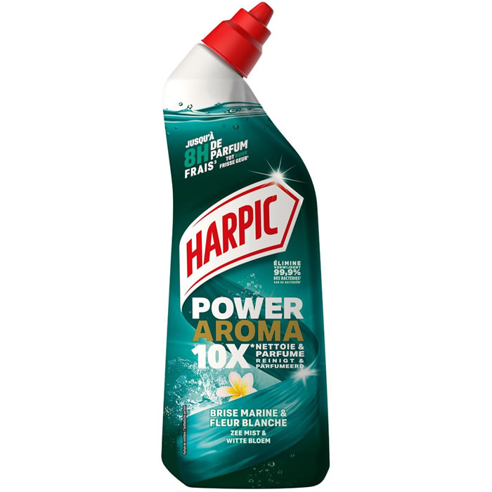 HARPIC Power Aroma Gel nettoyant WC brise marine et fleur blanche