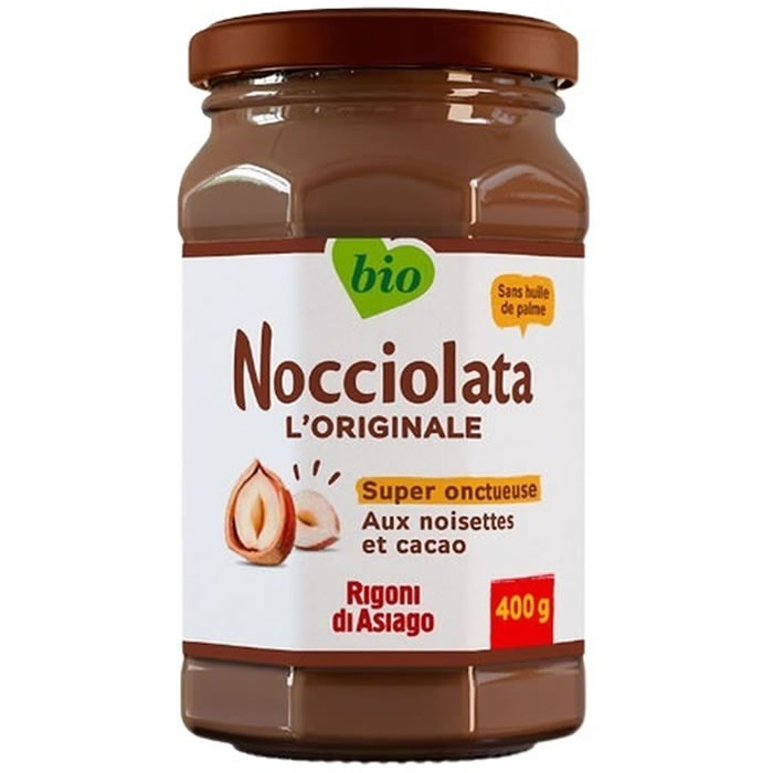 NOCCIOLATA Pâte à tartiner au cacao et noisettes bio