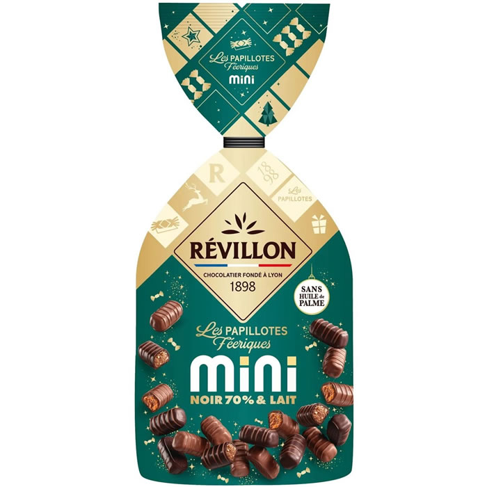REVILLON Mini Bouchées au chocolat au lait et noir
