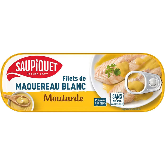 SAUPIQUET Filets de maquereaux blanc à la moutarde