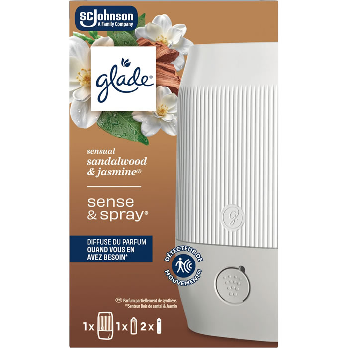 GLADE Diffuseur automatique au sandalwood et jasmin