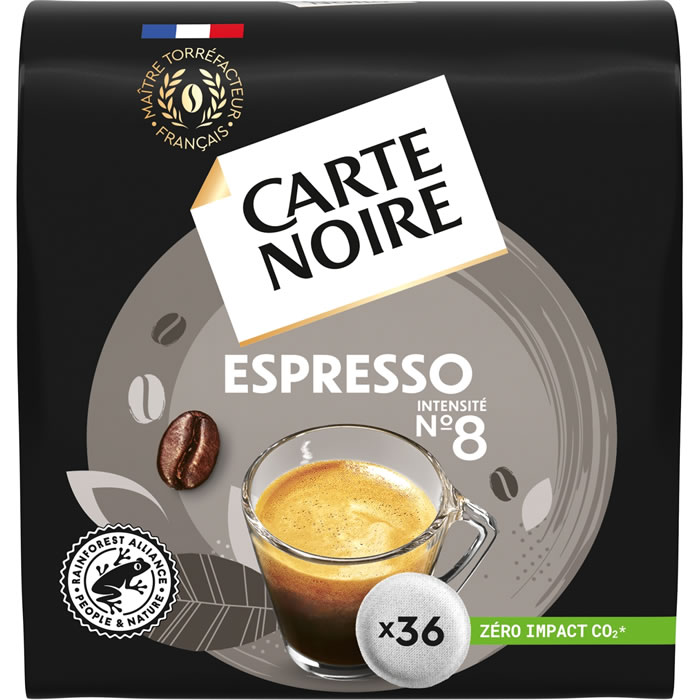 CARTE NOIRE Dosettes de café espresso N°8