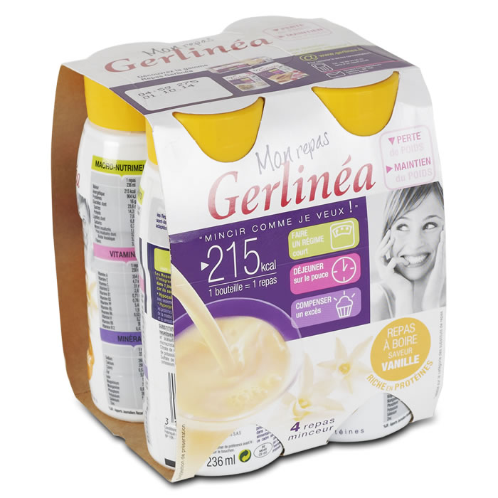 GERLINEA MInceur Substitut de repas à boire à la Vanille
