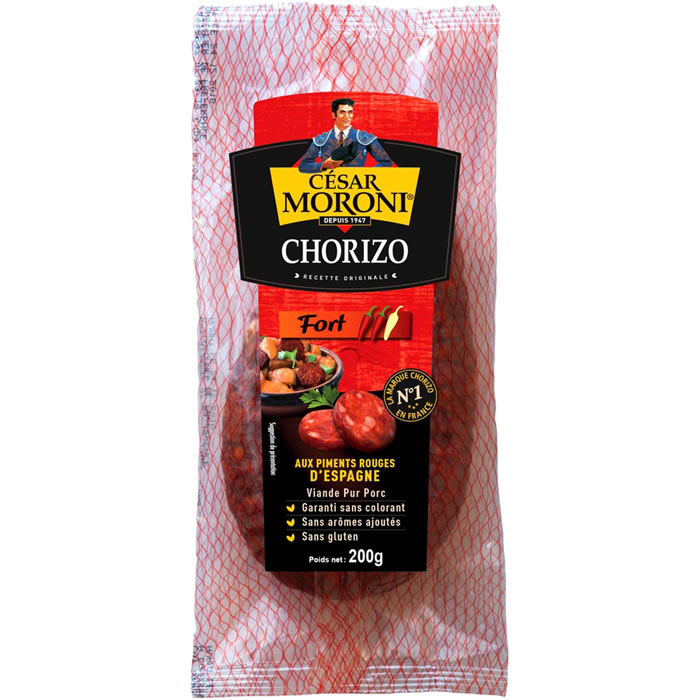 CESAR MORONI Chorizo pur porc fort