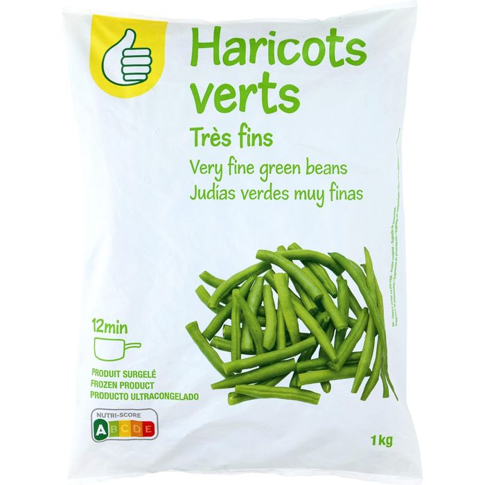 AUCHAN Haricots verts très fins