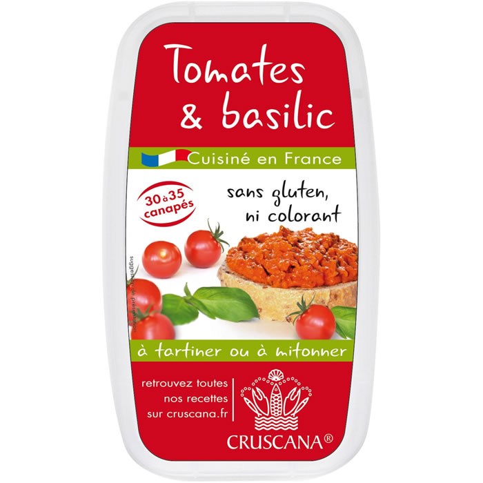CRUSCANA Tartinable de tomates et basilic