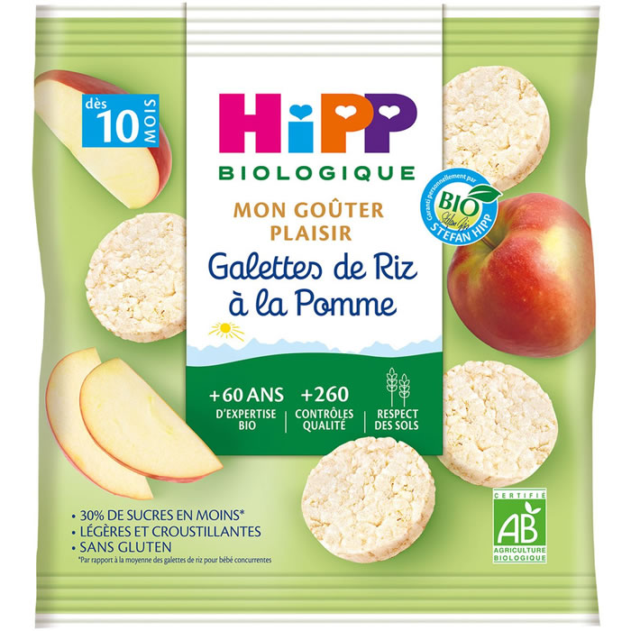 HIPP Galettes de riz à la pomme bio dès 10 mois