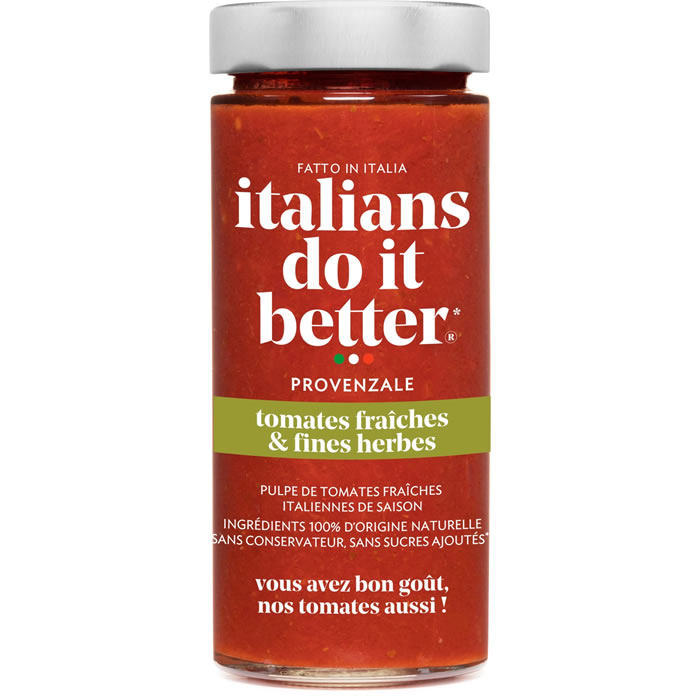 ITALIANS DO IT BETTER Sauce tomate et fines herbes à la provençale