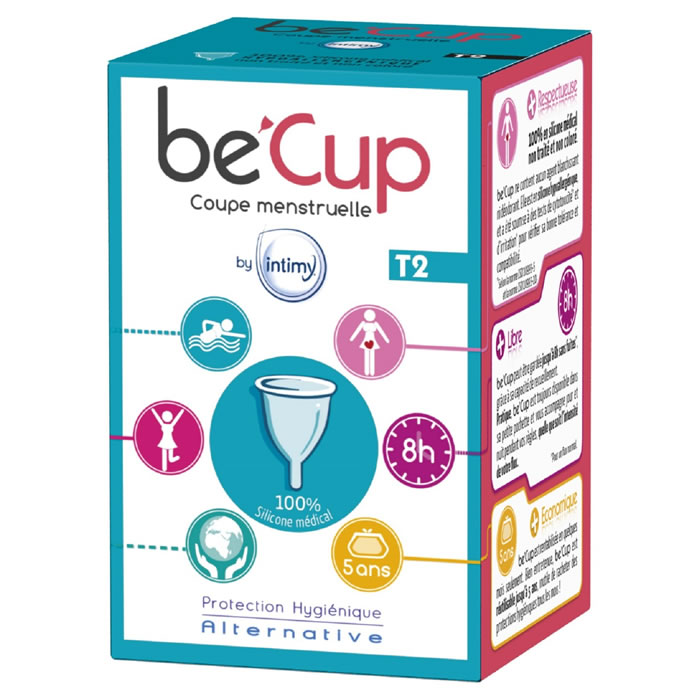BE'CUP by Intimy Coupe menstruelle en silicone médical T.2