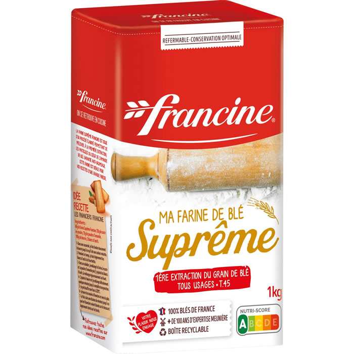 FRANCINE Farine de blé suprême T 45