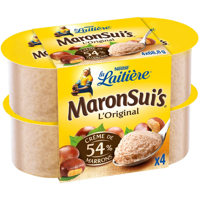 LA LAITIERE MaronSui's Mousses fondantes à la crème de marrons