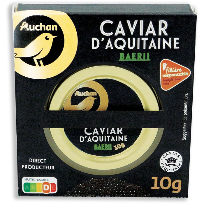 AUCHAN Gourmet Caviar d'Aquitaine Baerii