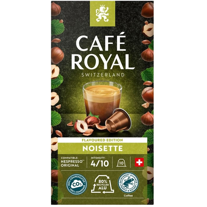 CAFE ROYAL Suisse Capsules de café noisette N°4