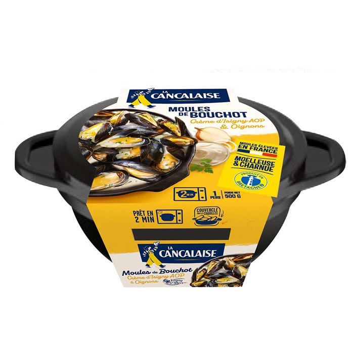 LA CANCALAISE Moules de bouchot à la crème d'Isigny AOP et oignon