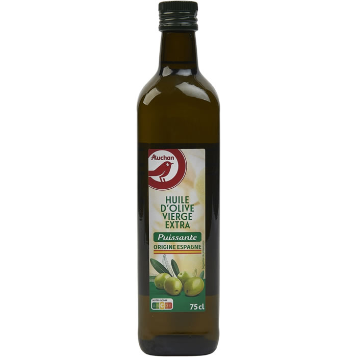 AUCHAN Huile d'olive vierge extra puissante