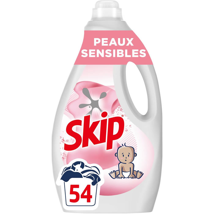 SKIP Lessive liquide pour peaux sensibles