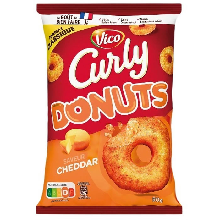 CURLY Donuts Soufflés à la cacahuète goût cheddar