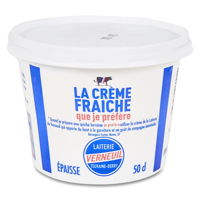 VERNEUIL Crème fraîche épaisse entière 30% M.G