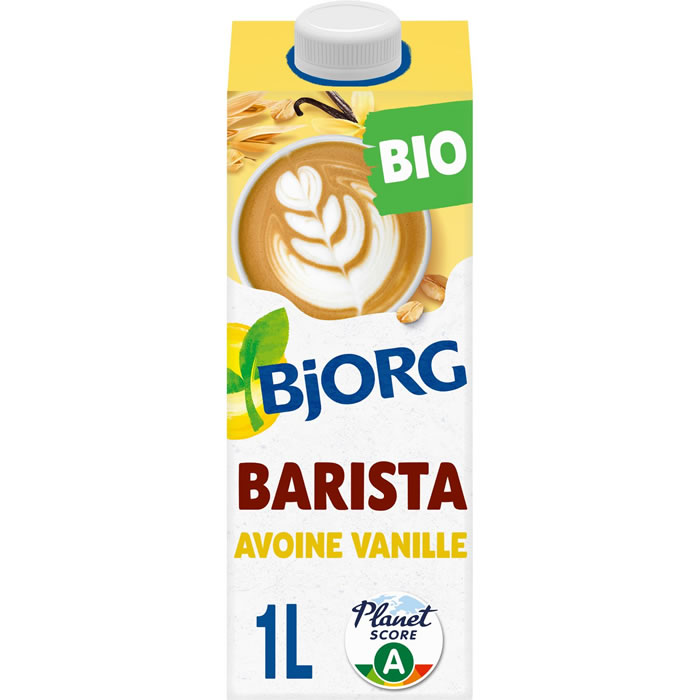 BJORG Barista Boisson végé à l'avoine et vanille bio
