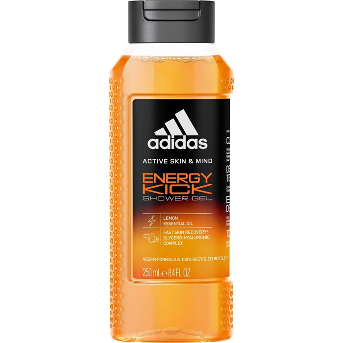 ADIDAS Energie Kick Gel douche homme au citron