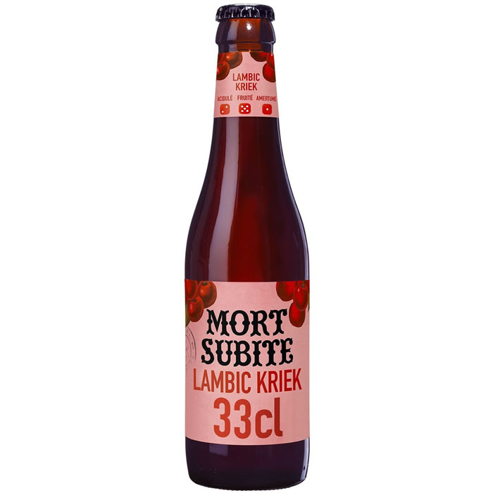 MORT SUBITE Lambic Kriek Bière belge aromatisée à la cerise