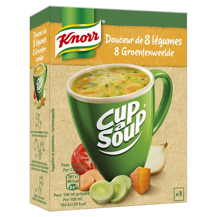 KNORR Cup a Soup Douceur de 8 légumes