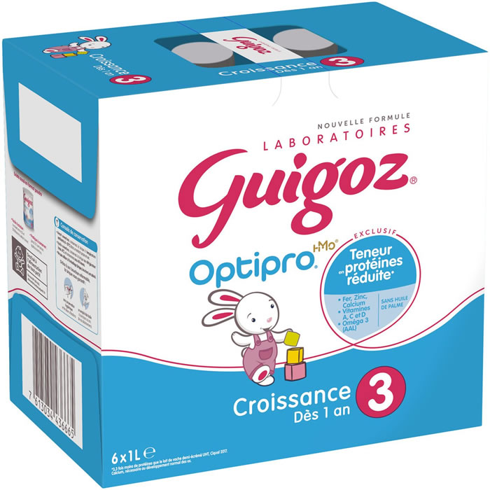 GUIGOZ Optipro Lait de croissance liquide 10/36 mois