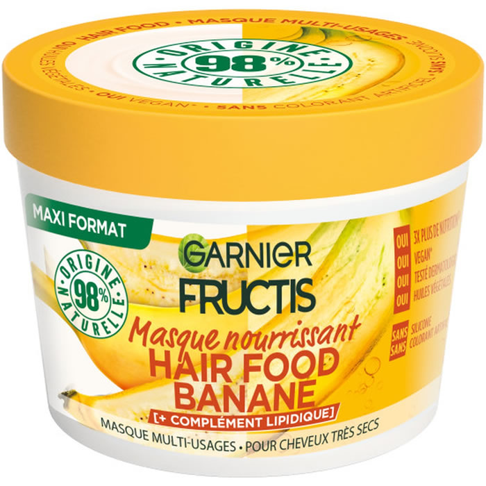 GARNIER Fructis Hair Food Masque cheveux nourrissant à la banane