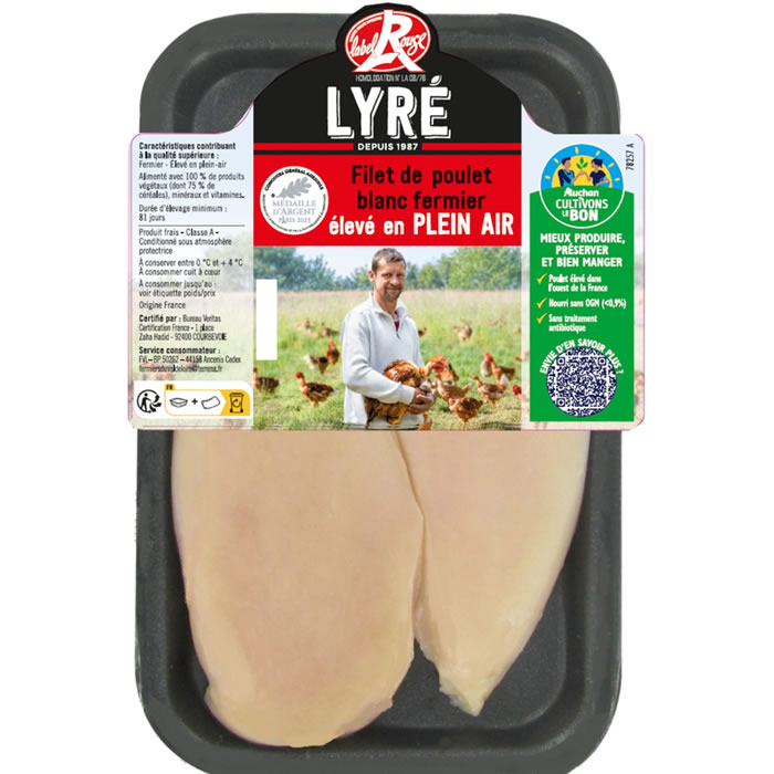 LYRE Filets de poulet blanc label rouge