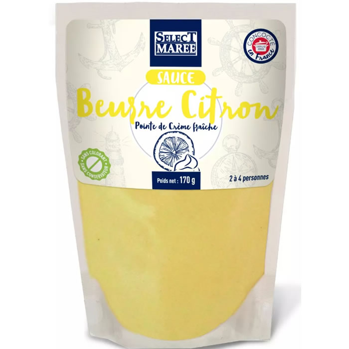 SELECT MAREE Sauce au beurre et jus de citron
