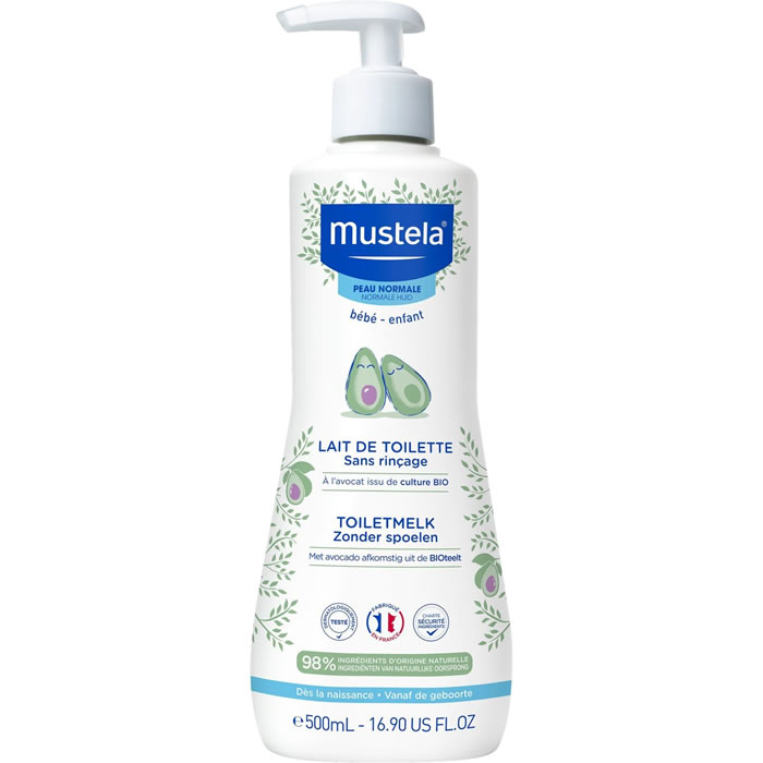 MUSTELA Lait de toilette sans rinçage à l’avocat