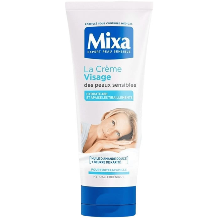 MIXA Crème visage hydratante à l'huile d'amande douce et karité