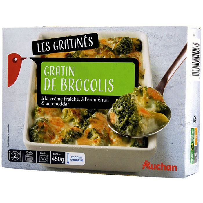 AUCHAN les gratinés Gratin de brocolis