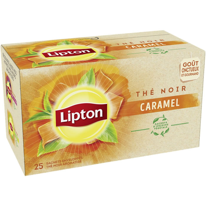 LIPTON Thé noir au caramel