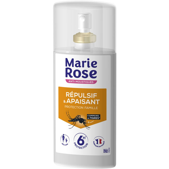 MARIE ROSE Spray anti-moustiques apaisant et répulsif