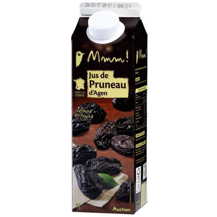 AUCHAN Mmm ! Jus de pruneau d'Agen